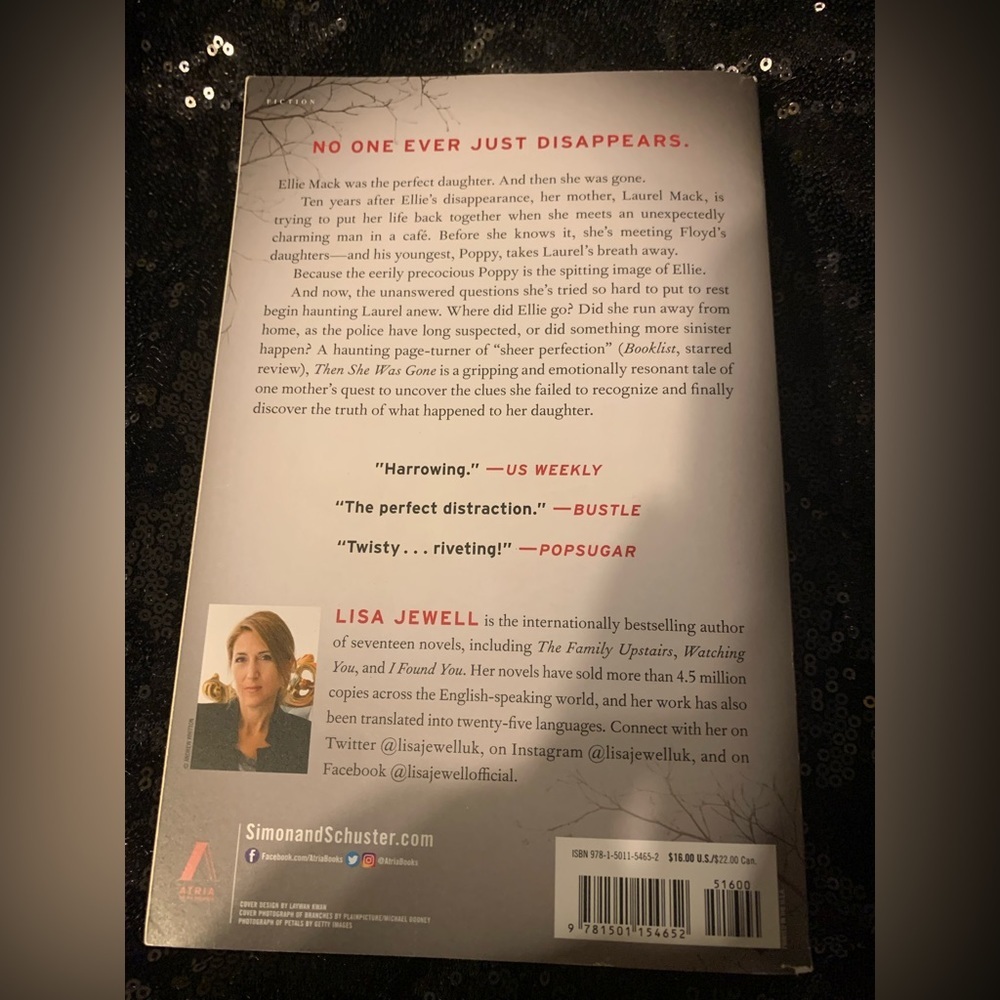 THEN SHE WAS GONE Softcover book. Great condition. By LISA JEWELL. Bestseller. - Picture 2 of 2